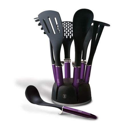 Berlinger Haus 7-Piece Non-Stick Kitchen Utensils Set - Purple