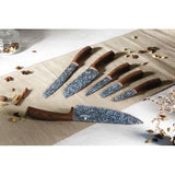 Berlinger Haus 6-Piece Marble Coating Knife Set - Forest Line Original Wood