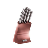 Berlinger Haus 6 Piece Knife Set with Stand - iRose Collection