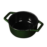 Berlinger Haus 12cm Enamel Coating Oven Safe Mini Pot with Lid - Emerald