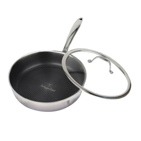 Berlinger Haus 24cm 18/10 S/S Deep Frypan with Lid - Eternal Collection
