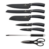 Berlinger Haus 8-Piece Knife Set with Acrylic Stand - Carbon Pro