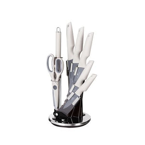 Berlinger Haus 8-Piece Non-Stick Knife Set with Stand - Aspen Collection