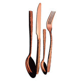 Berlinger Haus 24 Piece Stainless Steel Mirror Finish Cutlery Set - Rose Gold