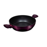 Berlinger Haus 24 cm Titan Coating Shallow Pot with Lid - Purple Eclipse