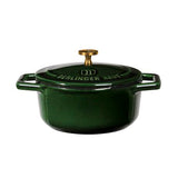 Berlinger Haus 10cm Enamel Coating Oven Safe Mini Pot with Lid - Emerald