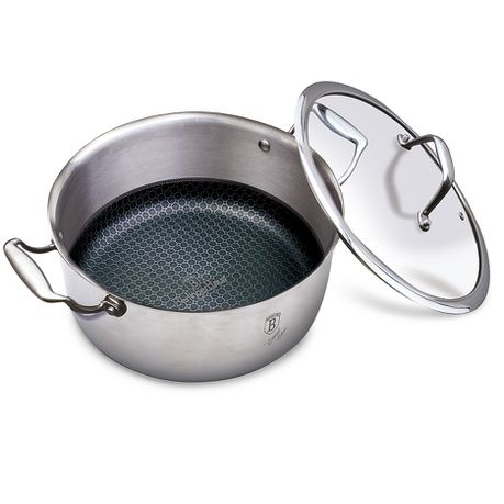 Berlinger Haus 24cm 18/10 S/S Casserole with Lid - Eternal Collection