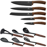 Berlinger Haus 12 Piece Knife and Kitchen Tool Set - Rose Wood Edition