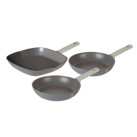 Berlinger Haus 3-Piece Marble Coating Fry & Grill Pan Set Aspen Collection