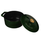 Berlinger Haus 24cm Enamel Coating Oven Safe Mini Pot with Lid - Emerald