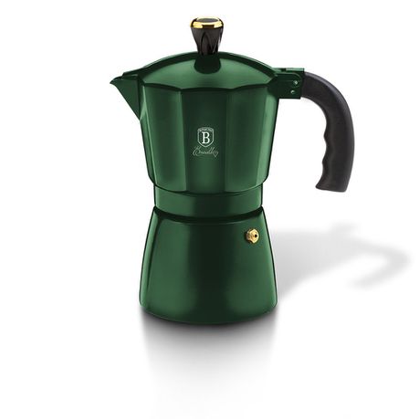 Berlinger Haus 2 Cups Aluminium Coffee Maker - Emerald Collection