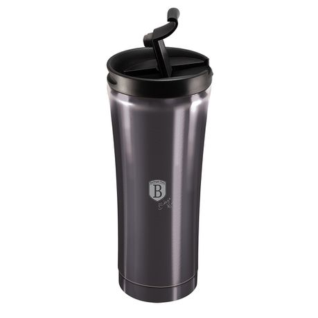 Berlinger Haus 500ml Thick Walled Travel Coffee Mug - Carbon Pro