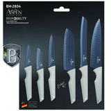 Berlinger Haus 6-Piece Stainless Steel Non-Stick Knife Set - Aspen Collect