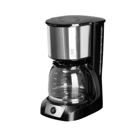 Berlinger Haus 1,5L Electric Coffee Maker - Black Silver
