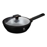Berlinger Haus 24cm Marble Coating Deep Frypan with Lid - Monaco Collection