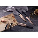 Berlinger Haus 5-Piece Titan Non-Stick Coating Knife Set - Rose Gold