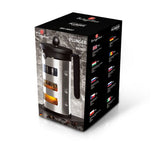 Berlinger Haus 1000ml Stainless Steel & Glass Coffee Tea Plunger - Black