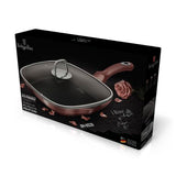 Berlinger Haus 28cm Marble Coating Grill Pan with Lid - i-Rose Edition