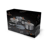 Berlinger Haus 12-Piece Titan Non-Stick Coating Cookware Set - Moonlight