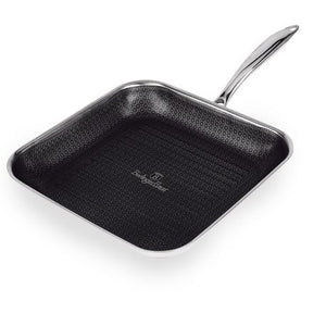 Berlinger Haus 28cm 18/10 Stainless Steel Grill Pan - Eternal Collection