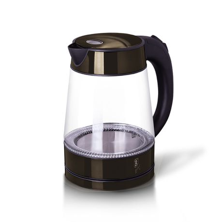 Berlinger Haus 1.7L Electric Glass Kettle - Royal Black