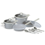 Berlinger Haus 12-Piece Marble Coating Smart Lid Cookware Set - Aspen