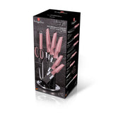 Berlinger Haus 8-Piece Non-Stick Knife Set with Acrylic Stand - iRose