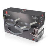 Berlinger Haus 3-Piece Marble Coating Fry & Grill Pan Set Aspen Collection