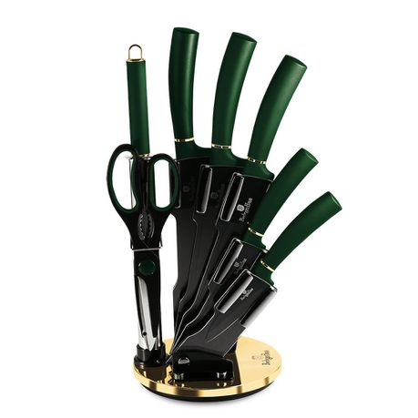 Berlinger Haus 8 Piece Knife Set - Emerald