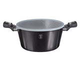 Berlinger Haus 30cm Marble Coating Casserole with Lid - Carbon Pro Edition