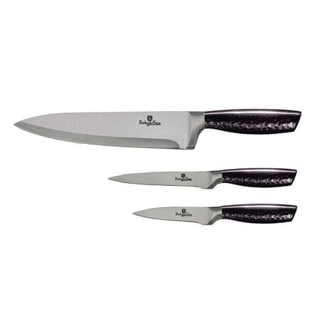 Berlinger Haus 3-Piece Stainless Steel Knife Set - Purple Eclipse
