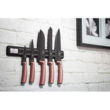 Berlinger Haus 6-Piece Knife Set with Magnetic Hanger - i-Rose Edition